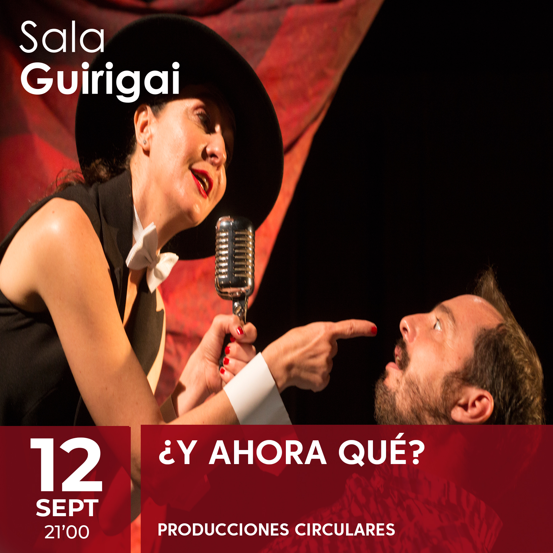 CARTEL Y AHORA QUE- 12 SEPTIEMBRE SALA