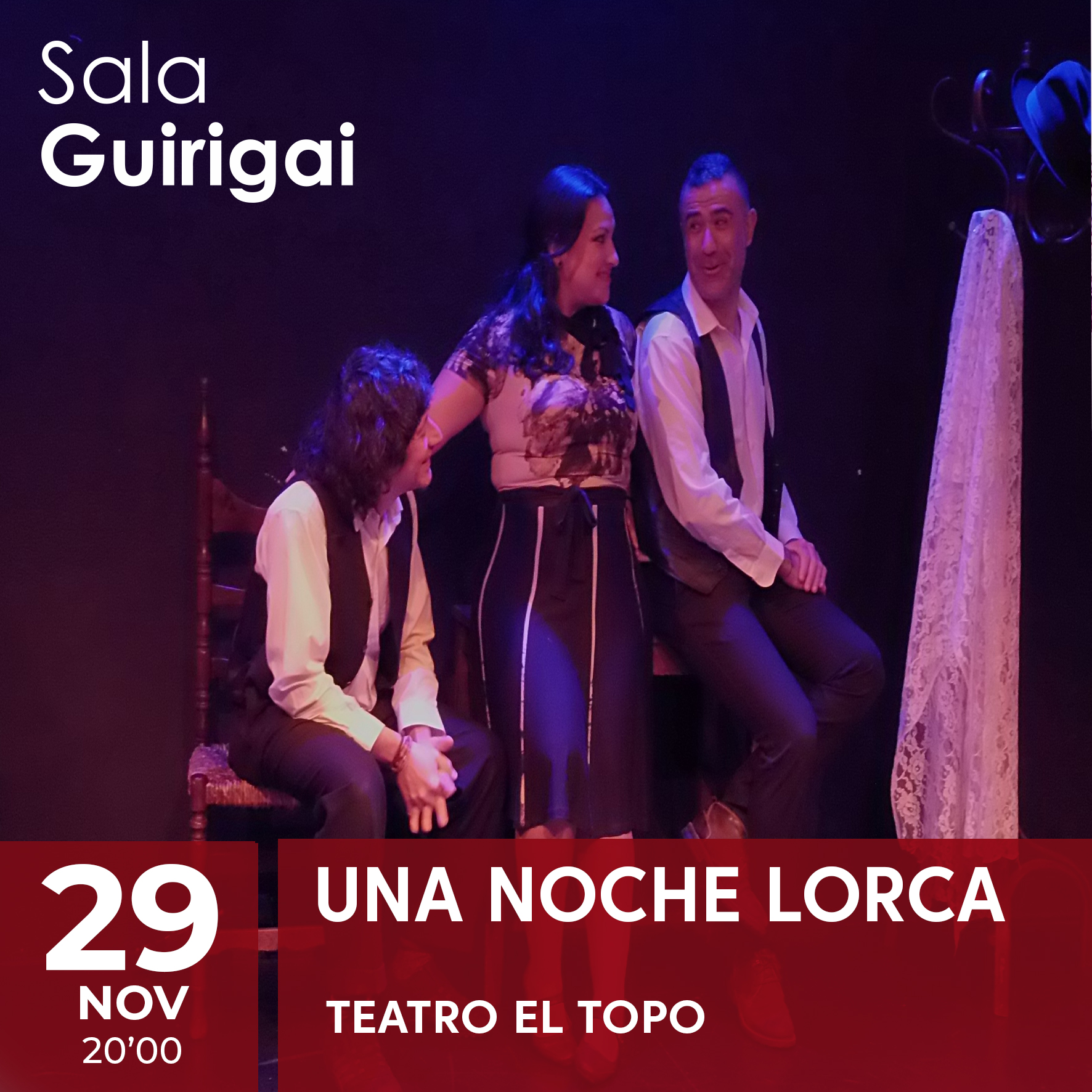 CARTEL UNA NOCHE LORCA- 29 NOVIEMBRE SALA